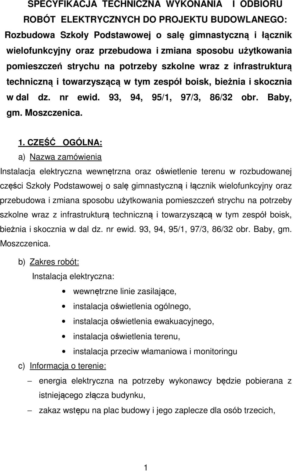 Moszczenica. 1.