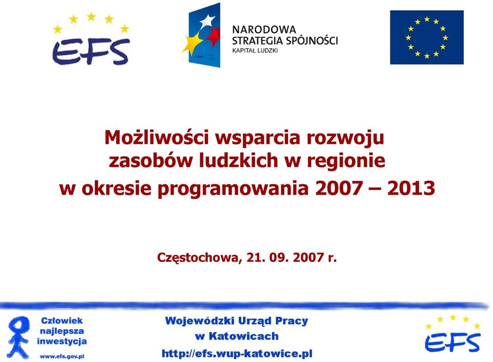 okresie programowania 2007