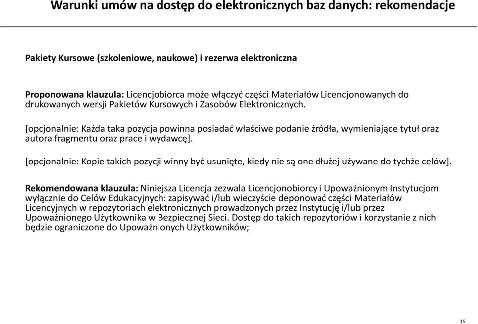 [opcjonalnie: Każda taka pozycja powinna posiadać właściwe podanie źródła, wymieniające tytuł oraz autora fragmentu oraz prace i wydawcę].