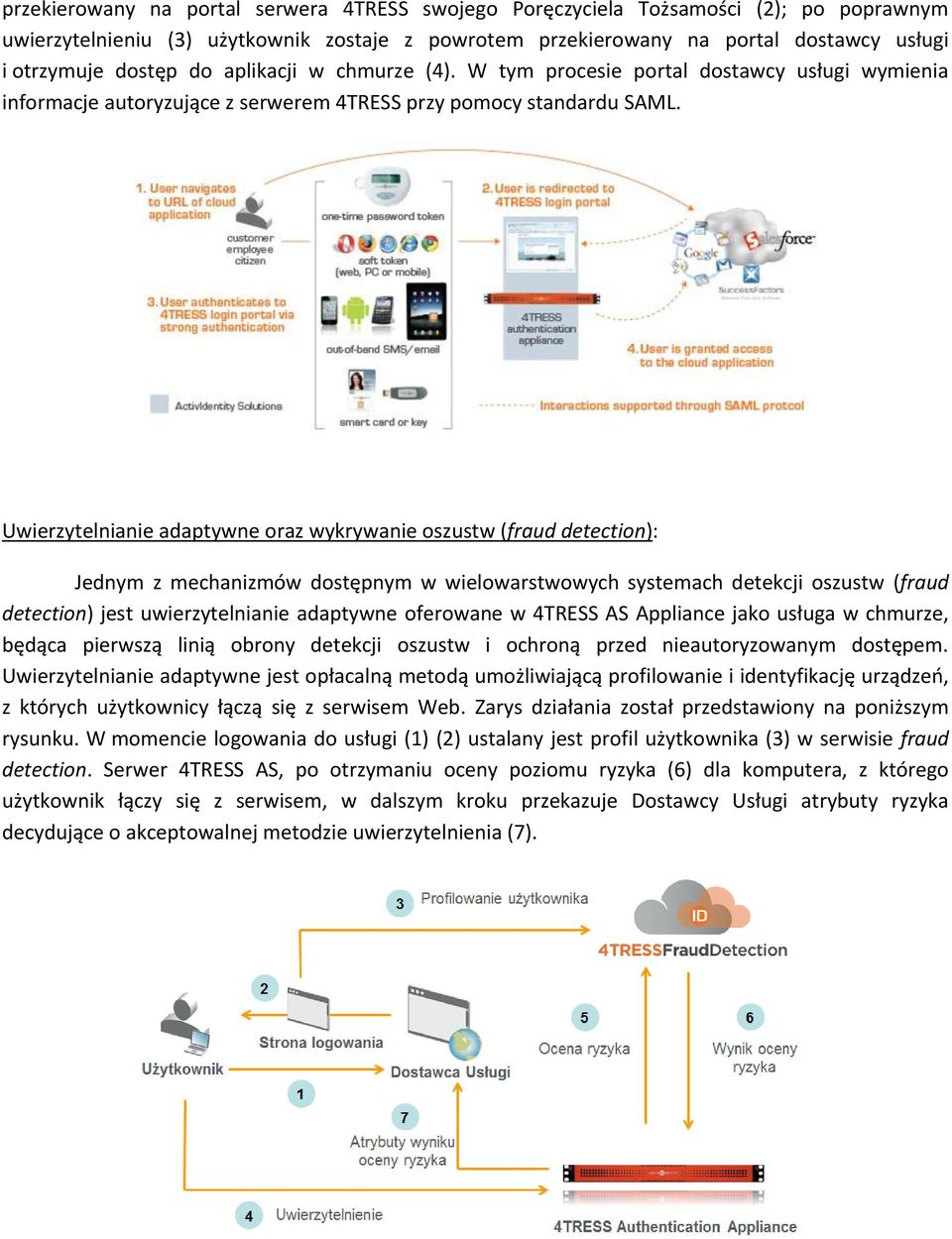 Uwierzytelnianie adaptywne oraz wykrywanie oszustw (fraud detection): Jednym z mechanizmów dostępnym w wielowarstwowych systemach detekcji oszustw (fraud detection) jest uwierzytelnianie adaptywne