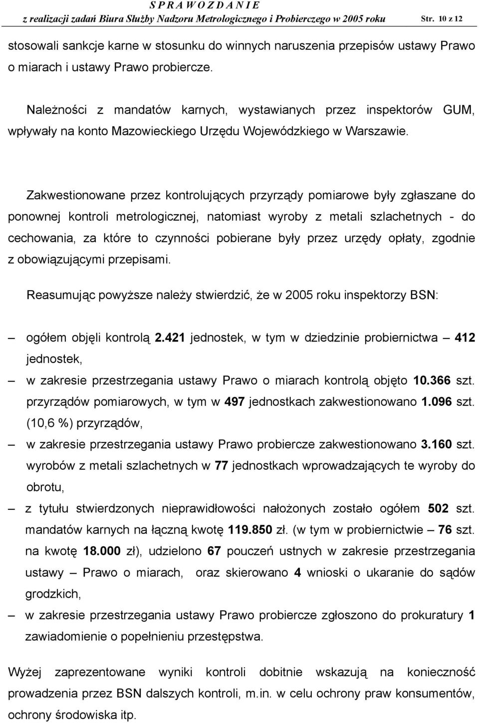 Należności z mandatów karnych, wystawianych przez inspektorów GUM, wpływały na konto Mazowieckiego Urzędu Wojewódzkiego w Warszawie.