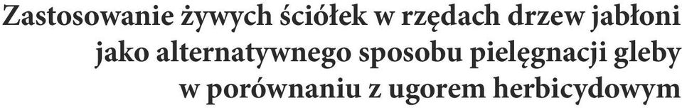 lterntywnego sposobu