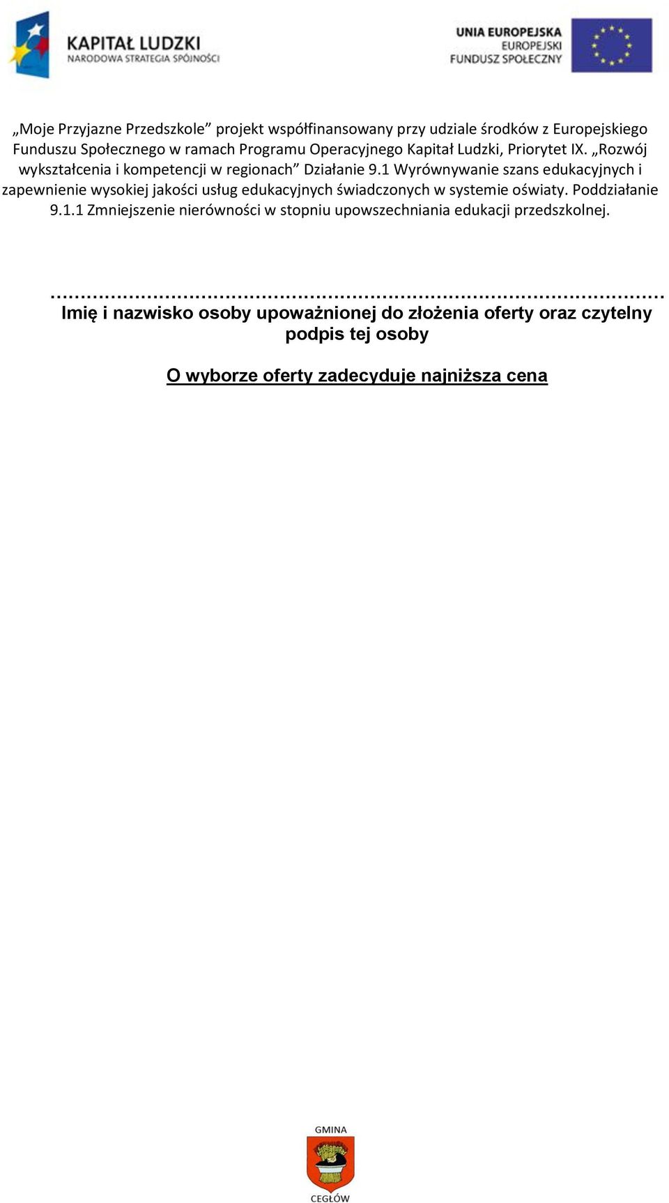 oraz czytelny podpis tej osoby