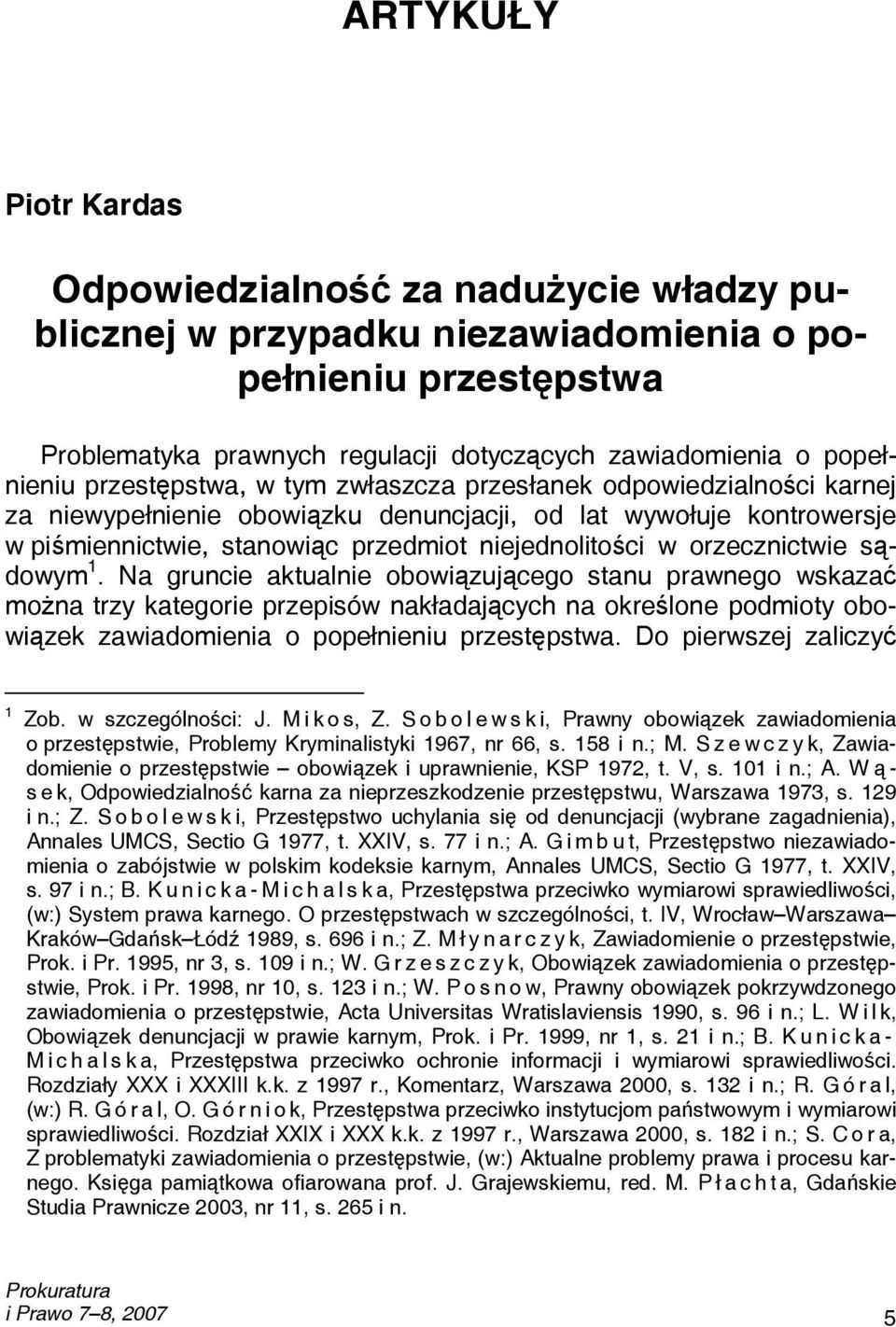 orzecznictwie sądowym 1.
