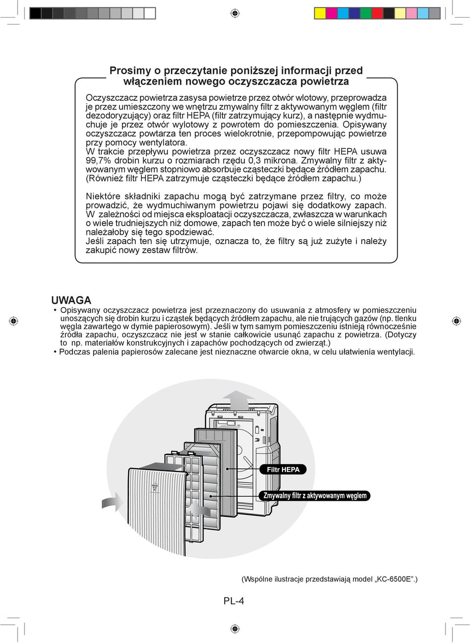 Opisywany oczyszczacz powtarza ten proces wielokrotnie, przepompowując powietrze przy pomocy wentylatora.
