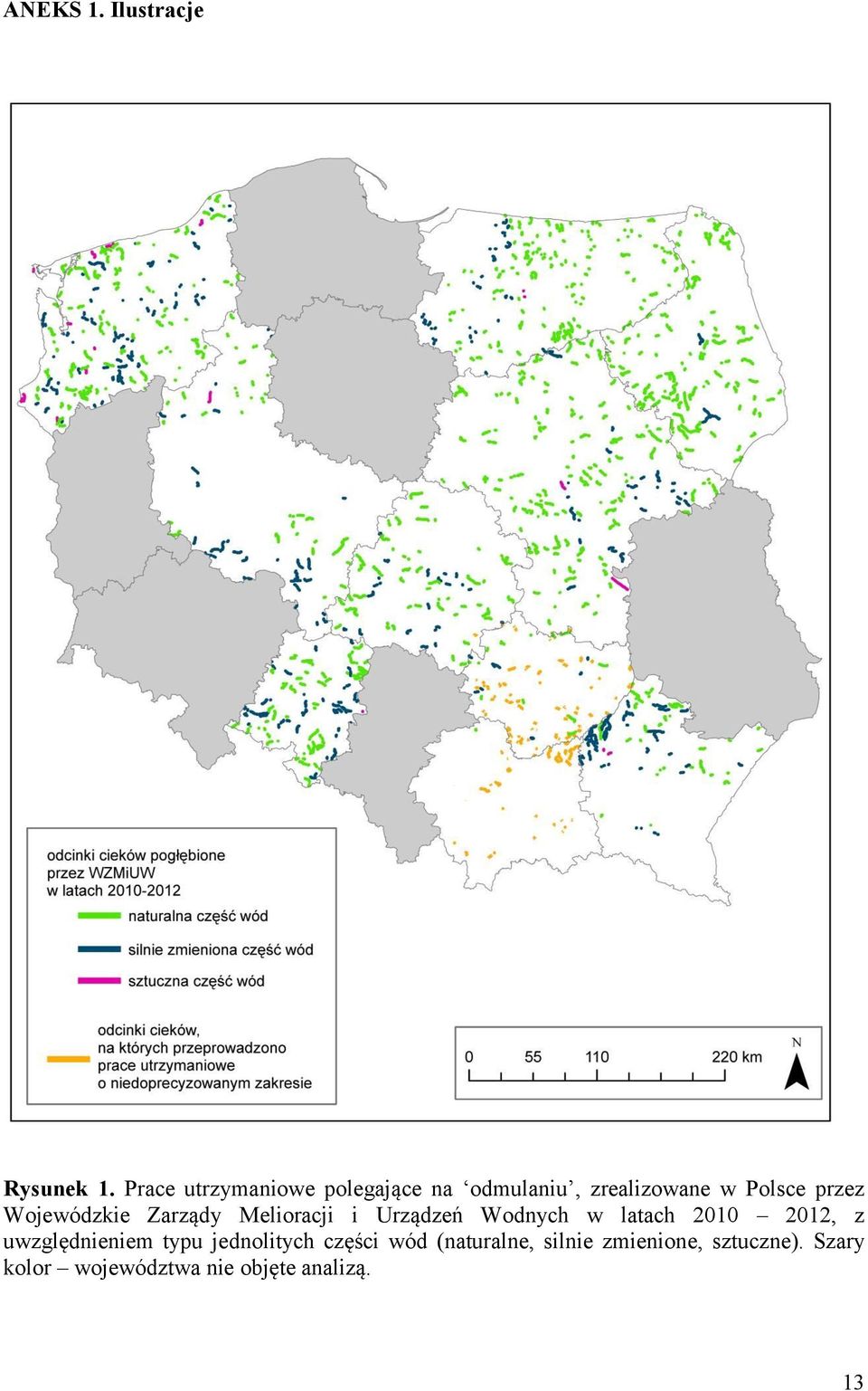 Wojewódzkie Zarządy Melioracji i Urządzeń Wodnych w latach 2010 2012, z