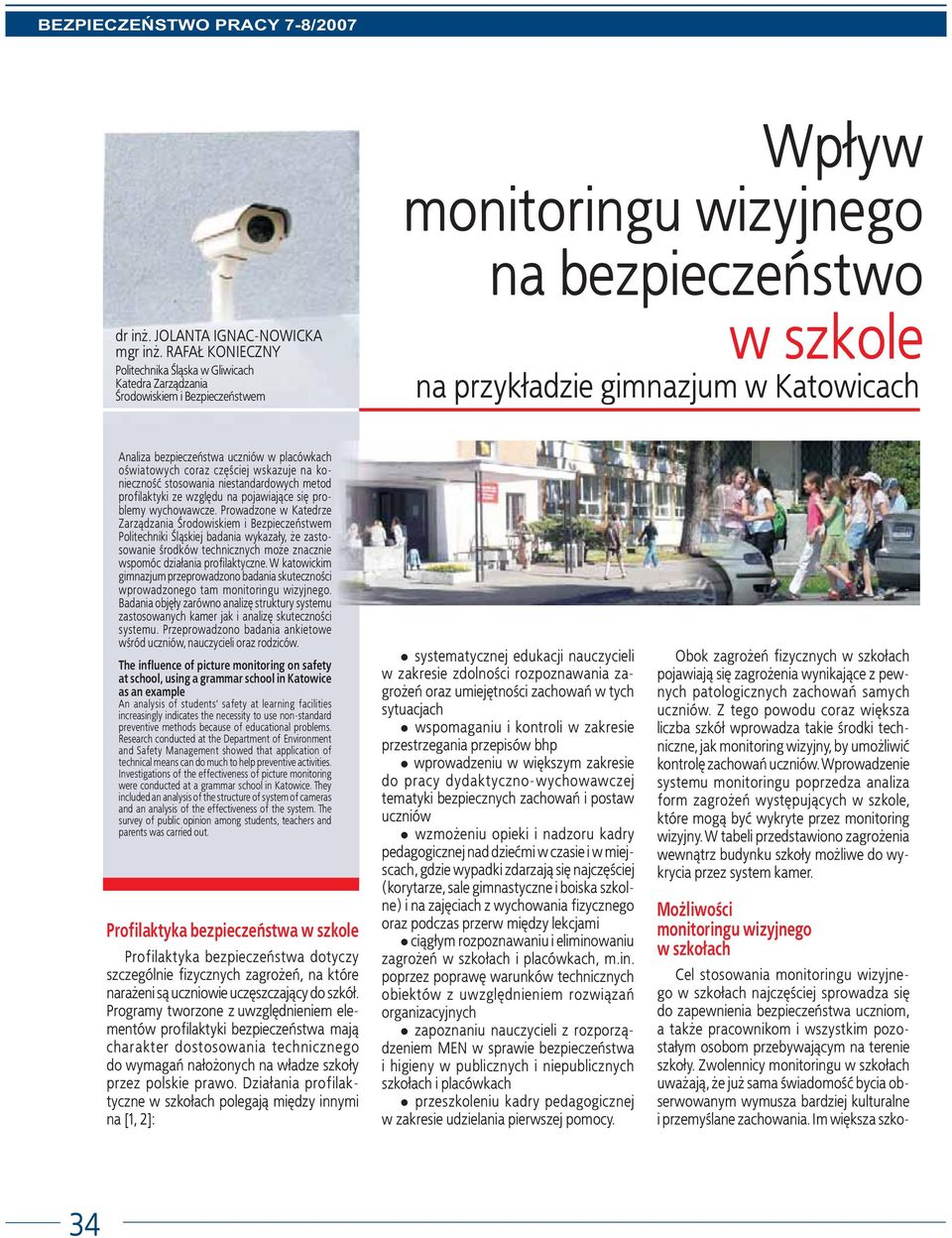 Im wiêksza szkodr in. JOLANTA IGNAC-NOWICKA mgr in.