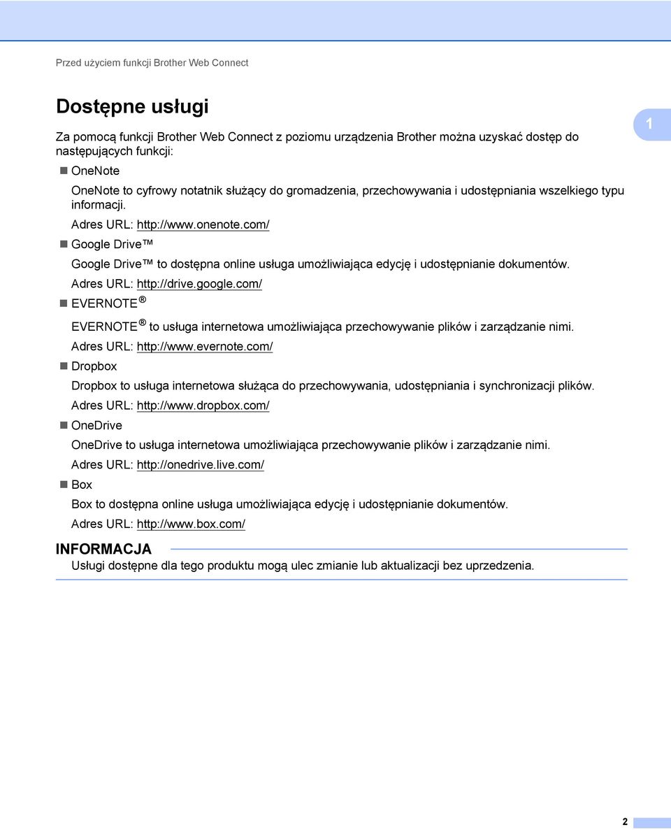 com/ Google Drive Google Drive to dostępna online usługa umożliwiająca edycję i udostępnianie dokumentów. Adres URL: http://drive.google.