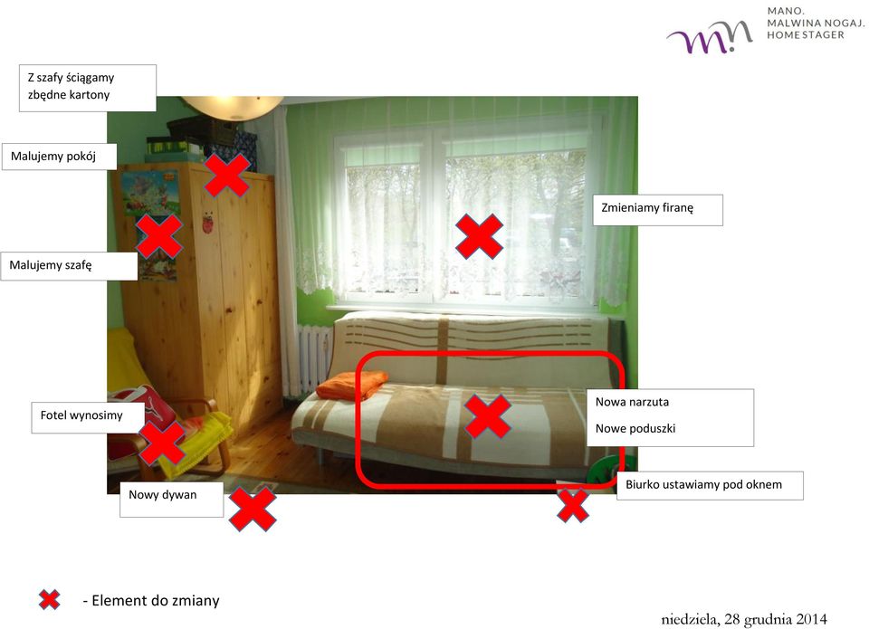 wynosimy Nowa narzuta Nowe poduszki Nowy