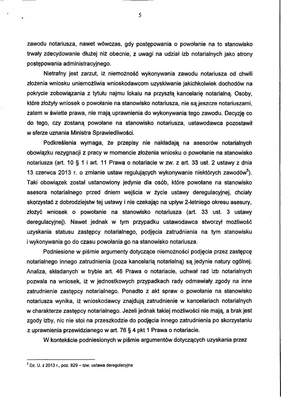 lokalu na przyszłą kancelarię notarialną.