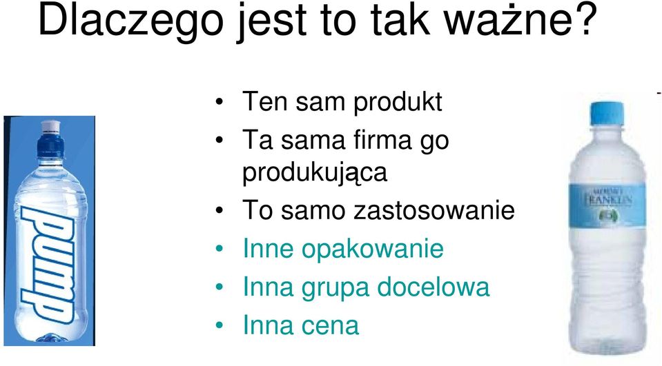 produkująca To samo zastosowanie