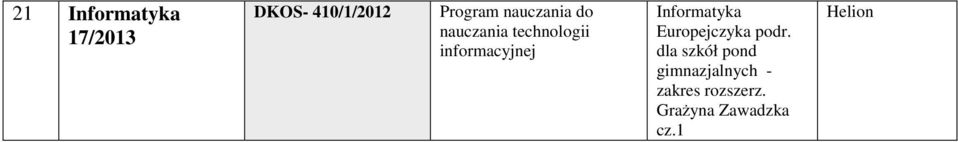 Informatyka Europejczyka podr.