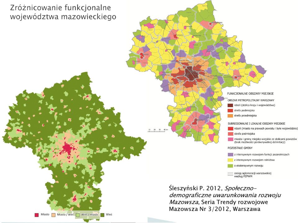 uwarunkowania rozwoju Mazowsza,