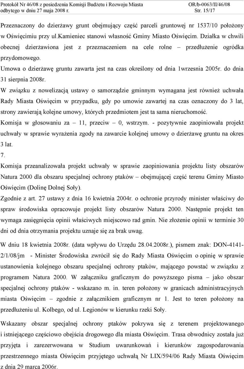 do dnia 31 sierpnia 2008r.