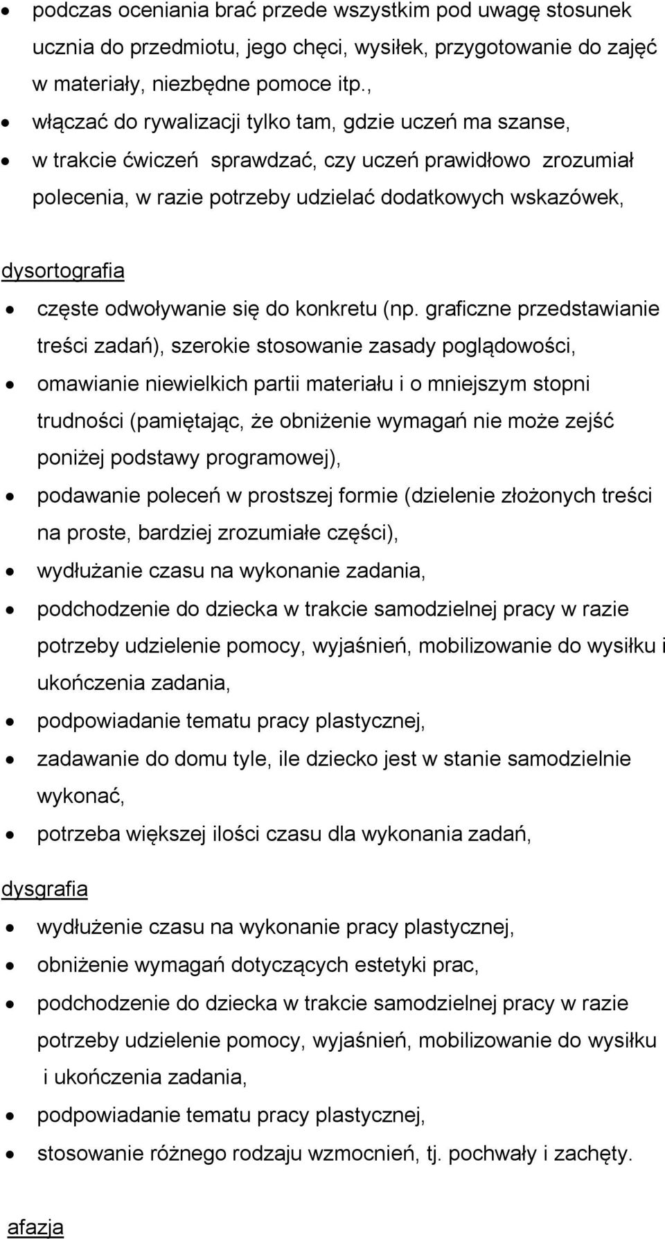 odwoływanie się do konkretu (np.