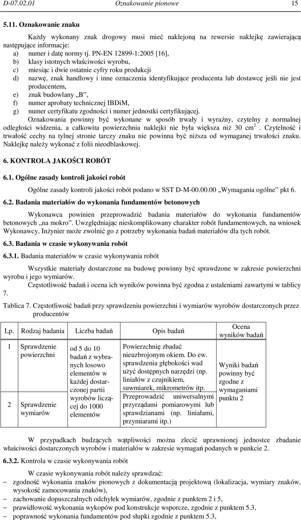 nie jest producentem, e) znak budowlany B, f) numer aprobaty technicznej IBDiM, g) numer certyfikatu zgodności i numer jednostki certyfikującej.