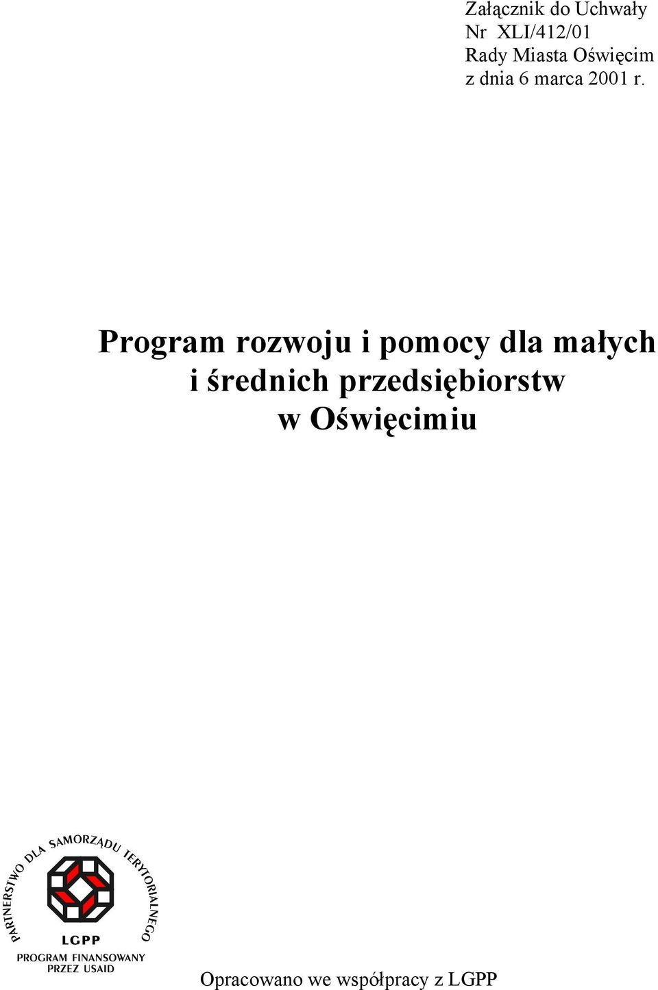 Program rozwoju i pomocy dla małych i średnich