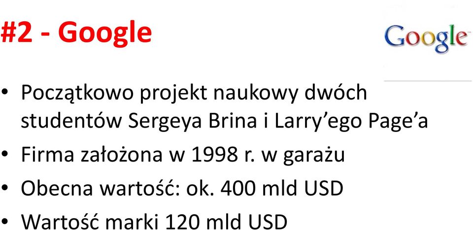 Firma założona w 1998 r.