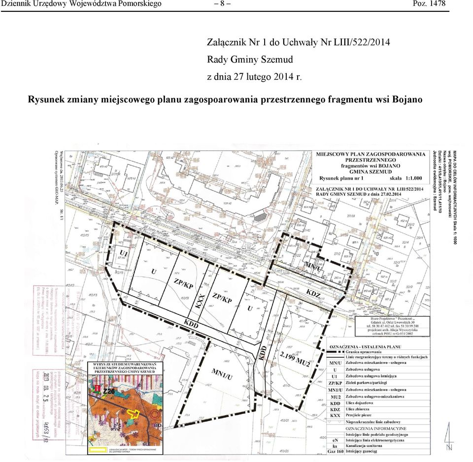 Gminy Szemud z dnia 27 lutego 2014 r.