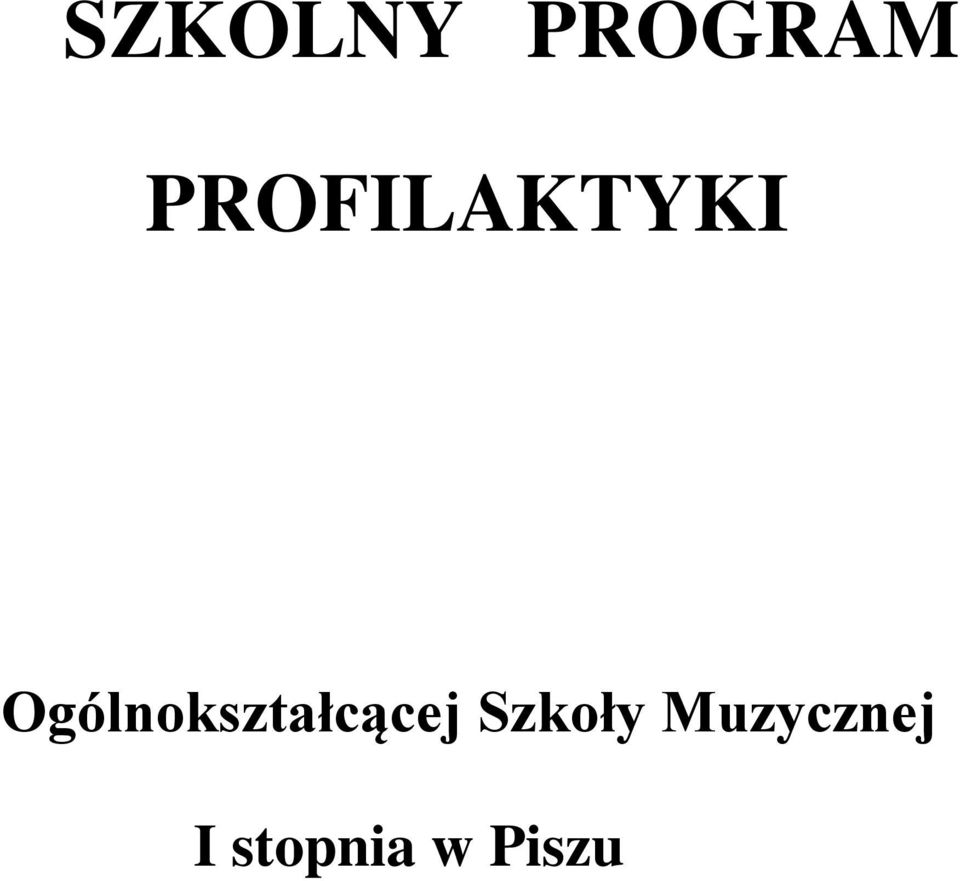 Ogólnokształcącej