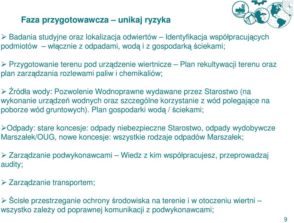 szczególne korzystanie z wód polegające na poborze wód gruntowych).
