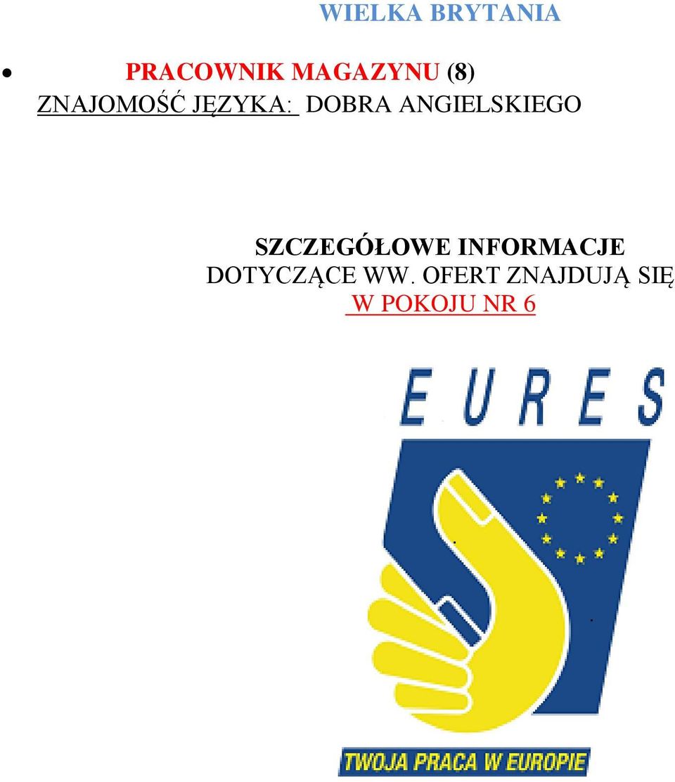 ANGIELSKIEGO SZCZEGÓŁOWE INFORMACJE