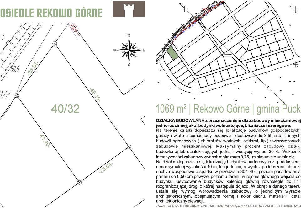 1069 m² Rekowo