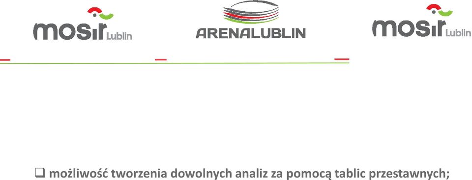 dowolnych analiz