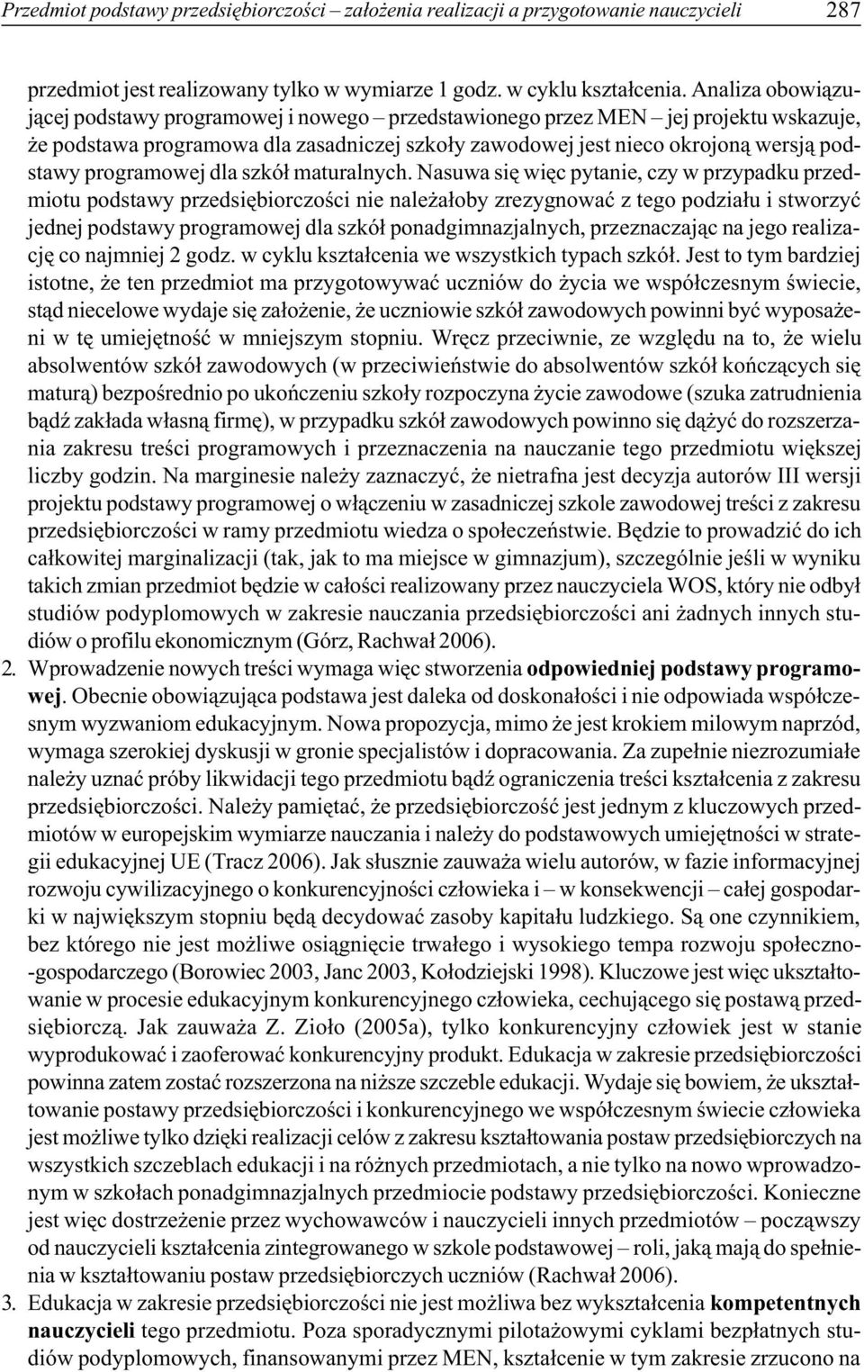programowej dla szkó³ maturalnych.