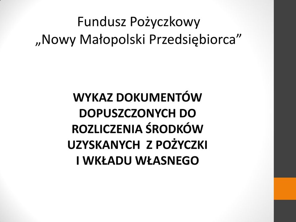 ROZLICZENIA ŚRODKÓW