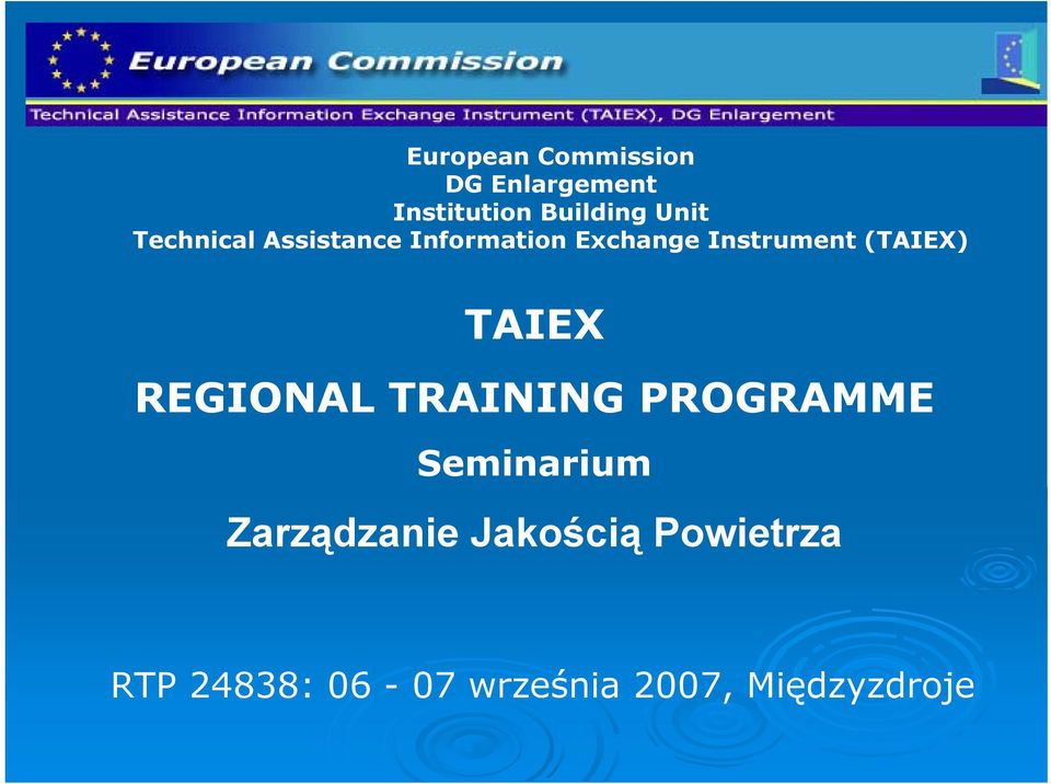 PROGRAMME Seminarium Zarządzanie Jakością