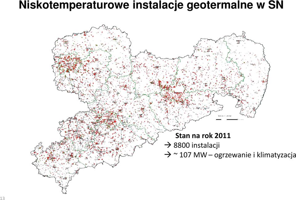 2011 8800 instalacji ~ 107 MW