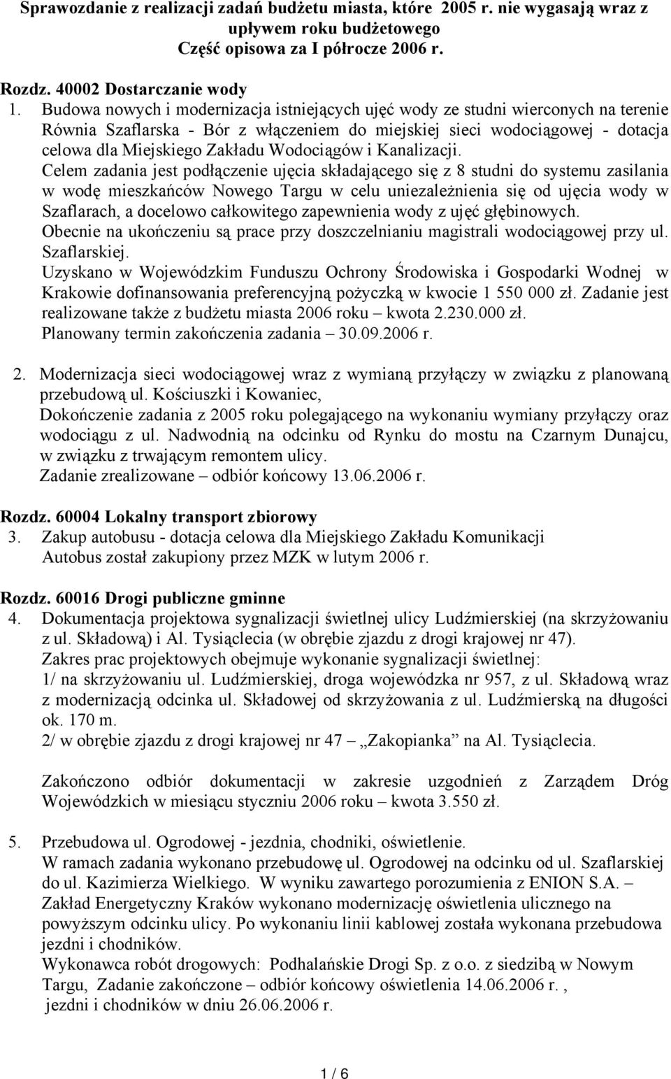 Wodociągów i Kanalizacji.