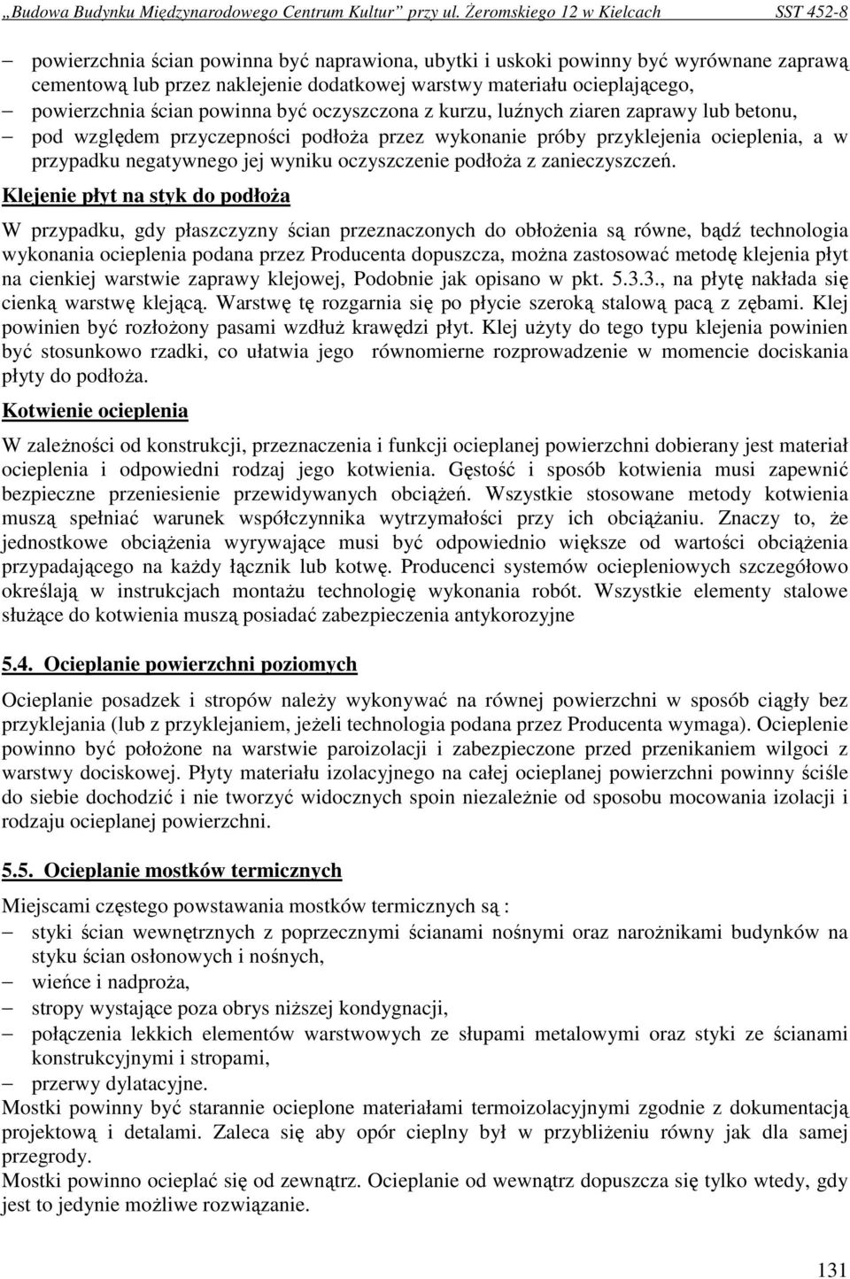 zanieczyszczeń.