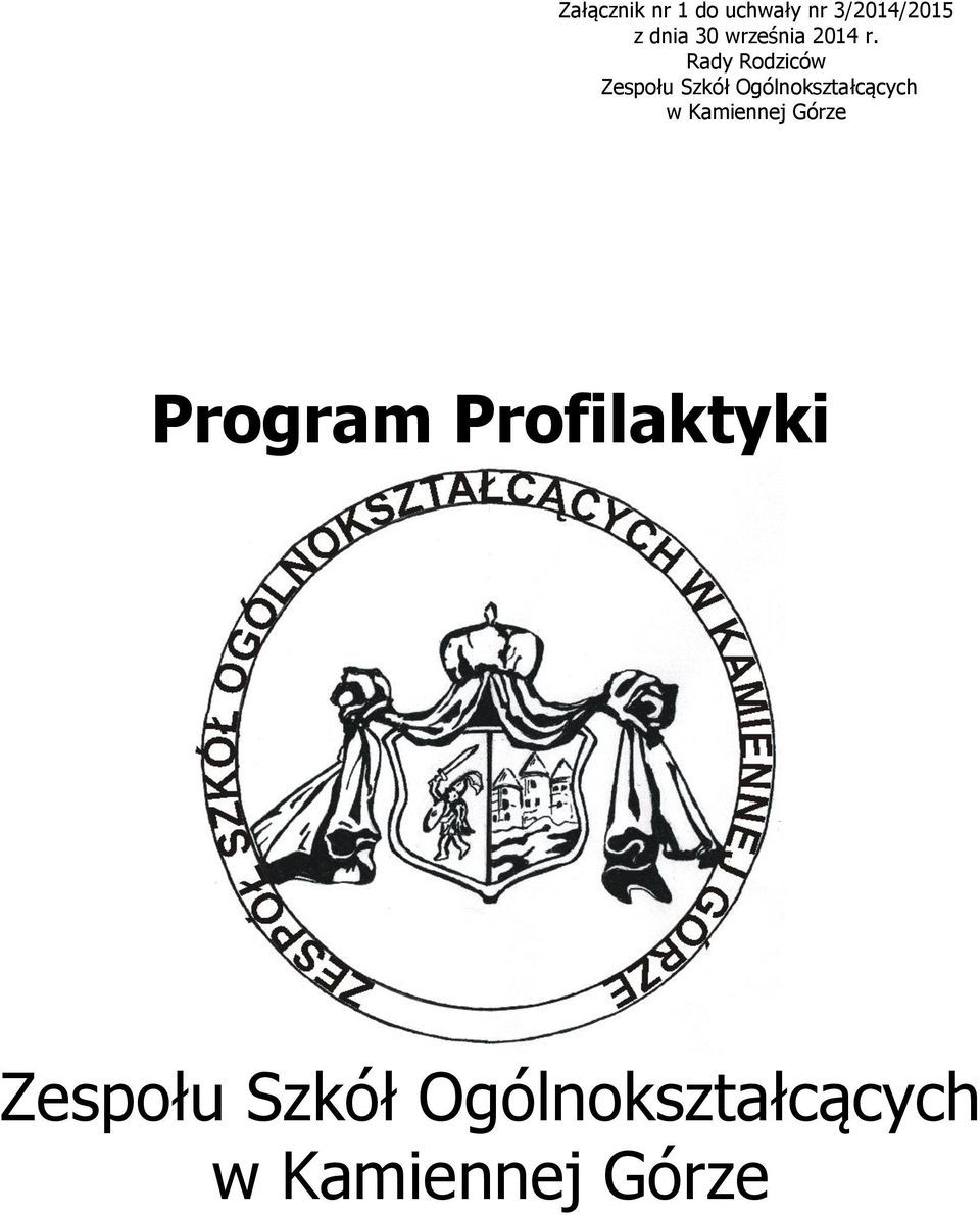 Rady Rodziców Zespołu Szkół Ogólnokształcących w