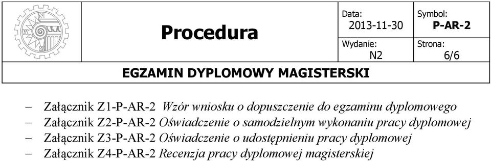 wykonaniu pracy dyplomowej Załącznik Z3- Oświadczenie o