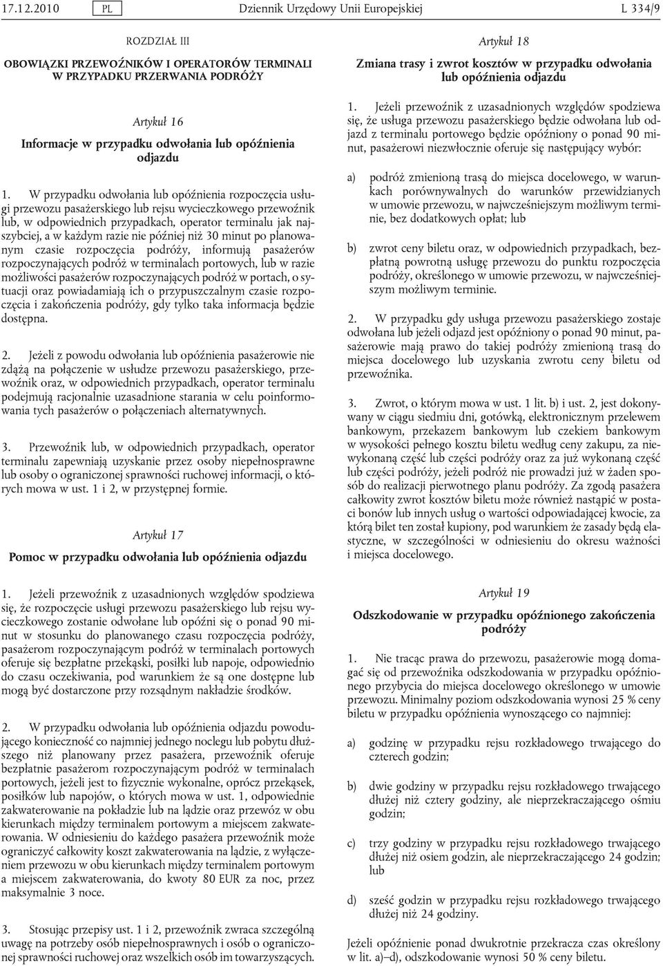 opóźnienia odjazdu 1.