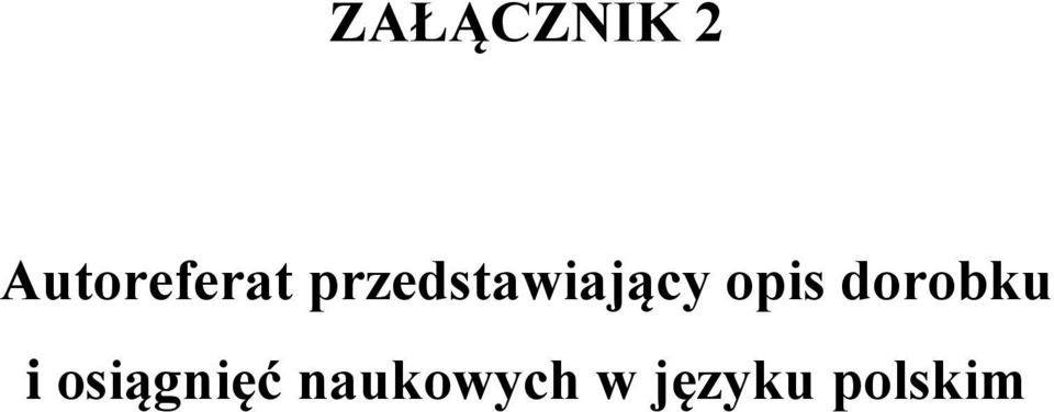 przedstawiający opis