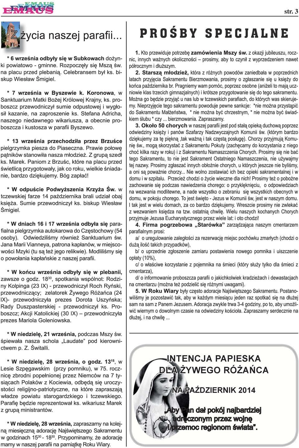 ŻYWEGO RÓŻAŃCA