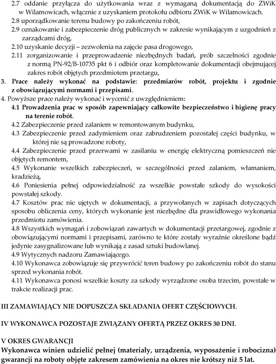 10 uzyskanie decyzji zezwolenia na zajęcie pasa drogowego, 2.