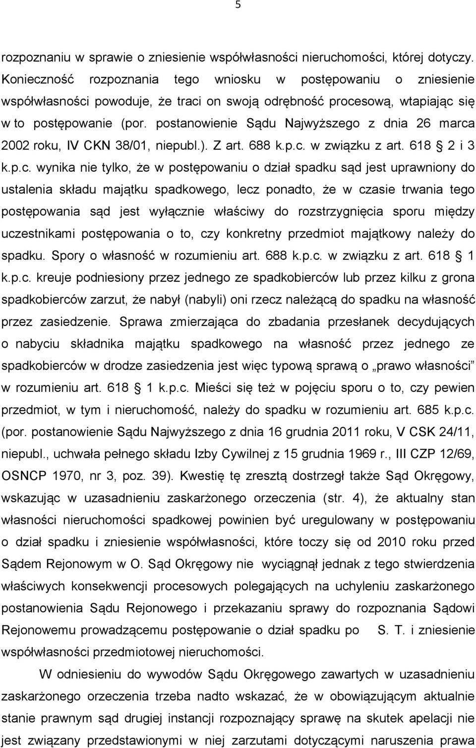 postanowienie Sądu Najwyższego z dnia 26 marca