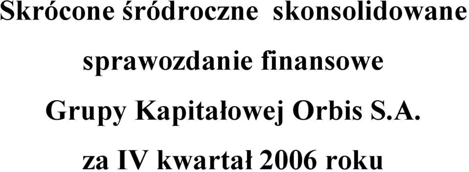 finansowe Grupy Kapitałowej