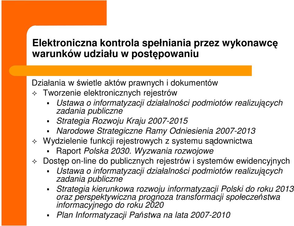 systemu sądownictwa Raport Polska 23.