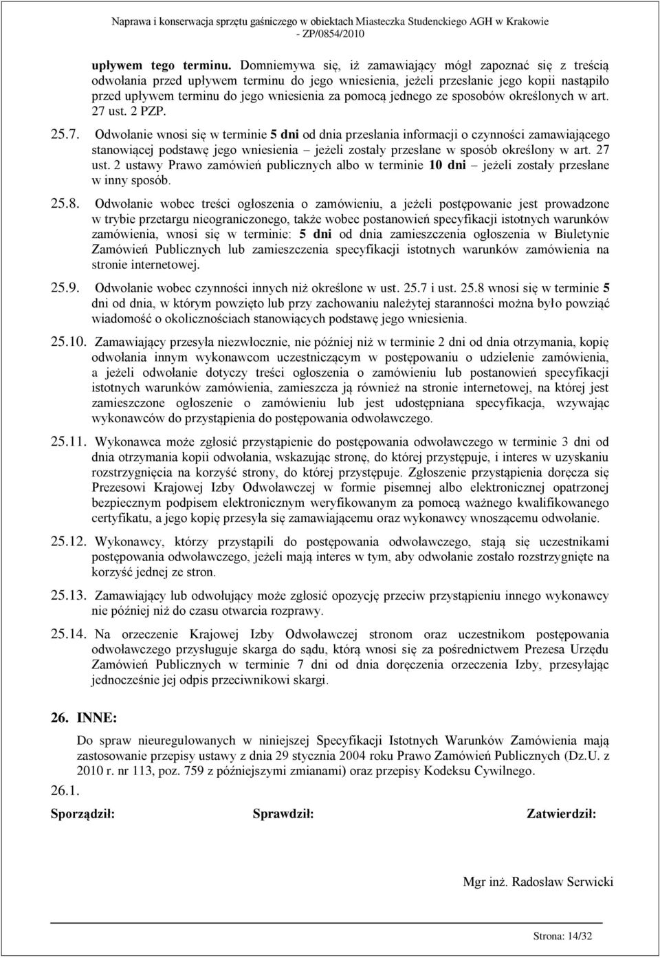 pomocą jednego ze sposobów określonych w art. 27 