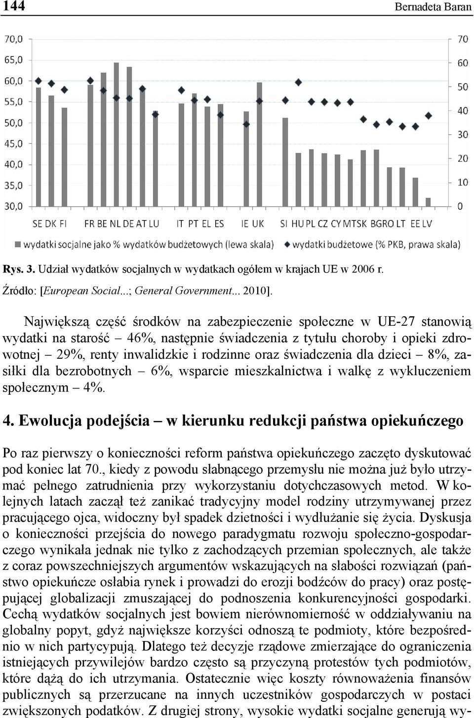 świadczenia dla dzieci 8%, zasiłki dla bezrobotnych 6%, wsparcie mieszkalnictwa i walkę z wykluczeniem społecznym 4%