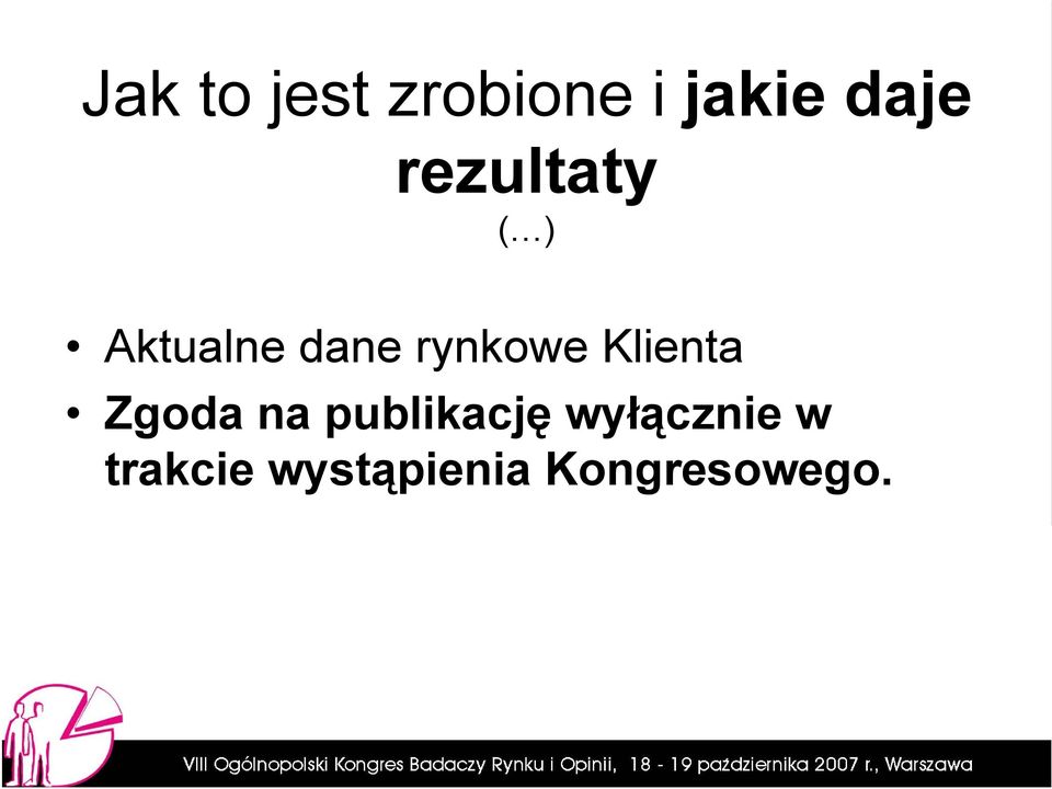 Klienta Zgoda na publikację