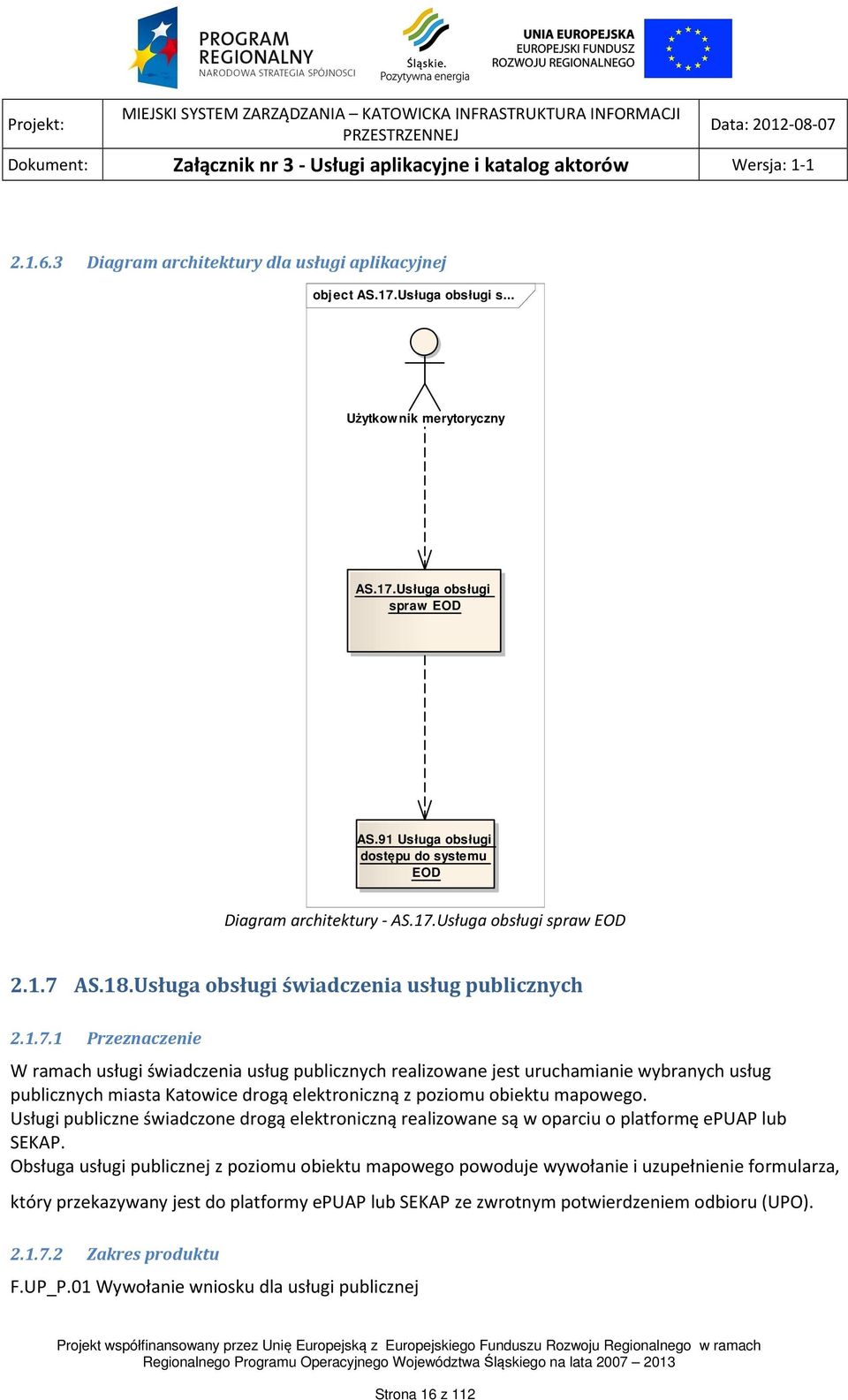 Usługa obsługi spraw EOD 2.1.7 