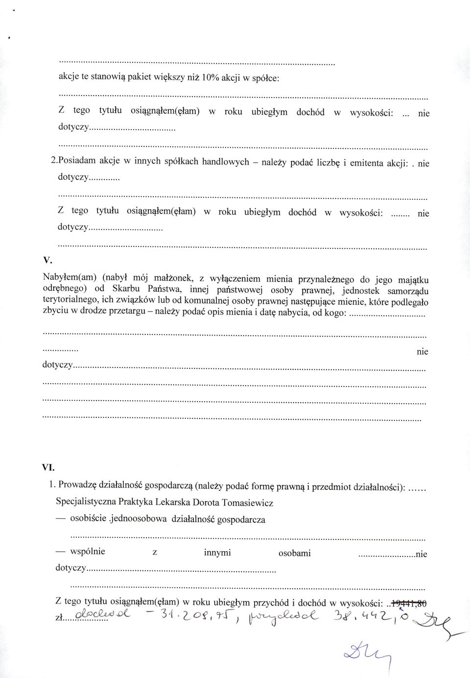 Nabyłem(am) (nabył mój małżonek, z wyłączeniem mierna przynależnego do jego majątku odrębnego) od Skarbu Państwa, innej państwowej osoby prawnej, jednostek samorządu terytorialnego, ich związków lub