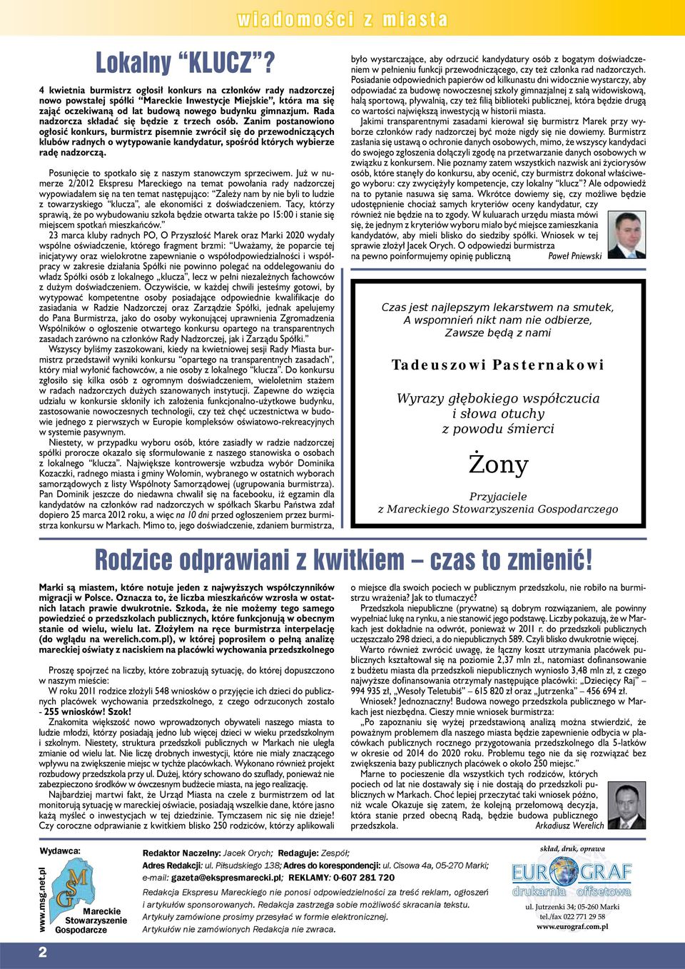 Rd ndzorcz skłdć się będzie z trzech osób.