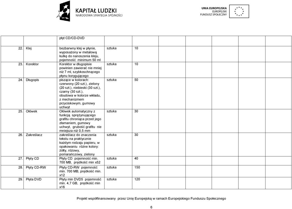 ), czarny (30 szt.), obudowa w kolorze wkładu, z mechanizmem przyciskowym, gumowy uchwyt 25.